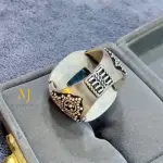 Natural Swiss Blue Topaz Ring – Handmade Sterling Silver 925 Jewelry in Old Tribal Design