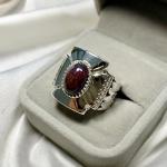 Stunning Black Opal Ring - Sterling Silver Statement Piece - Limited Edition - October's Birthstone.