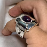Stunning Black Opal Ring - Sterling Silver Statement Piece - Limited Edition - October's Birthstone.