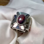 Stunning Black Opal Ring - Sterling Silver Statement Piece - Limited Edition - October's Birthstone.