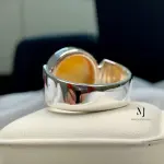Agate Ring - Natural Agate Sterling Silver 925 Handmade Ring