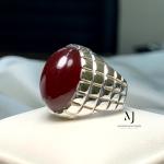 Agate Ring - Natural Agate Sterling Silver 925 Handmade Ring