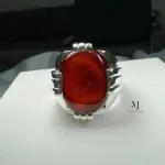 Agate Ring, Natural Agate Sterling Silver 925 Handmade Ring
