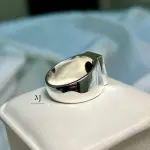 Black Opal Ring - Natural Black Opal Sterling Silver 925 Handmade Ring - October's Birthstone