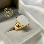 Natural Australian Opal Gold Ring – Handmade 14k/18k Solid Gold, Natural Gemstone Jewelry