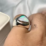 Natural Australian Opal Ring