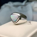 Natural Australian Opal Ring