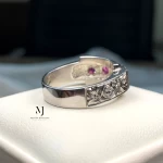 Natural Purplish Pink Sapphire Ring