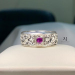Natural Purple Sapphire Ring