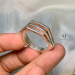 Three Layer Silver Ring