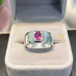 Natural Purple Sapphire Ring - Sterling Silver 925 Handmade Ring Band