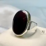 Agate Ring - Natural Agate Sterling Silver Ring - Handmade Ring - Unisex Ring