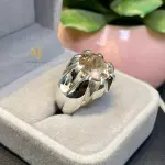 Natural Topaz Sterling Silver 925 Handmade Ring For Men - Gift For Him