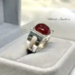 Natural Agate Sterling Silver 925 Handmade Ring - Beautiful Unique Agate Ring