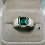 Natural Indicolite Tourmaline Sterling Silver 925 Handmade Ring - Unisex Ring