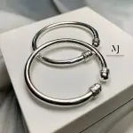 Silver Bangles - Sterling Silver 925 Handmade Bangles Pair - Kada Pair - Kada
