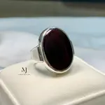 Agate Ring - Natural Agate Sterling Silver Ring - Handmade Ring - Unisex Ring