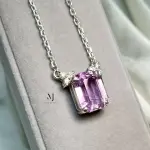 Natural Kunzite Sterling Silver Pendant - Handmade Pendant - Decent and Elegant