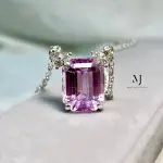 Natural Kunzite Sterling Silver Pendant - Handmade Pendant - Decent and Elegant