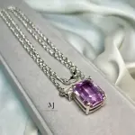 Natural Kunzite Sterling Silver Pendant - Handmade Pendant - Decent and Elegant