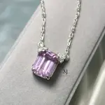 Natural Kunzite Sterling Silver Pendant - Handmade Pendant - Decent and Elegant