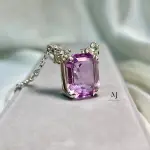 Natural Kunzite Sterling Silver Pendant - Handmade Pendant - Decent and Elegant