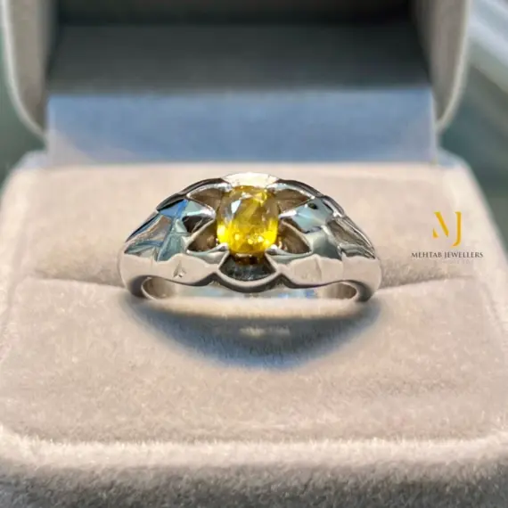Sphene Ring 925 Sterling Silver Faceted Oval Handmade Titanite Gem Jewelry