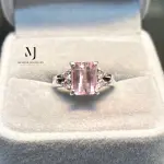 Natural Pink Tourmaline Ring in Sterling Silver | Handmade Faceted Gem Jewelry