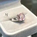 Natural Pink Tourmaline Ring in Sterling Silver | Handmade Faceted Gem Jewelry