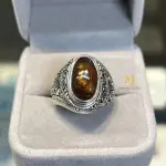 Natural Fire Agate Ring Sterling Silver Handmade Engraved Gemstone Jewelry