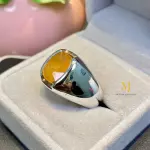 Natural Yellow Sapphire Ring Sterling Silver Handmade 925 Gemstone Jewelry