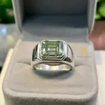 Moissanite Emerald Cut Ring Sterling Silver Handmade High Polish 925 Jewelry