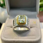 Radiant Cut Moissanite Ring Sterling Silver Gold Bezel Handmade 925 Jewelry
