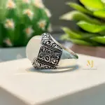 Natural Milky Quartz Ring Handmade Sterling Silver 925 Cabochon Gemstone Jewelry