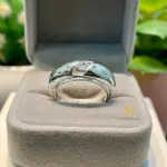 Moissanite Ring Sterling Silver Handmade Band 925 Silver High Polish Unisex