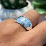 Hammered Sterling Silver Ring Handmade Textured Band 925 Silver Unique Design