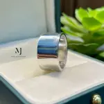 Wide Band Sterling Silver Ring Handmade 925 Solid Silver Polished Finish