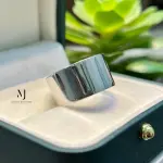 Wide Band Sterling Silver Ring Handmade 925 Solid Silver Polished Finish