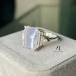 Natural Moonstone Ring Sterling Silver Handmade Ring For Her , Special Gift
