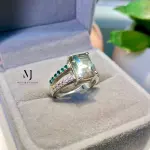 Natural Bicolor Tourmaline Ring • Handmade Sterling Silver 925 Ladies Ring
