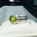 Natural Peridot Ring Sterling Silver 925 Handmade Peridot Jewelry | August Birthstone