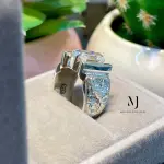 Moissanite Emerald Cut Ring 4.00ct D-Color Sterling Silver 925 Hand Engraved