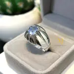 Natural Blue Sapphire Sterling Silver 925 Handmade Ring - September's Birthstone