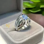 Natural Blue Sapphire Sterling Silver 925 Handmade Ring - September's Birthstone